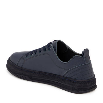Lacivert Deri Kadın Sneaker - K25S1AY68174-A31 - 2
