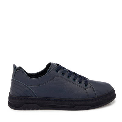 Lacivert Deri Kadın Sneaker - K25S1AY68174-A31 - 3