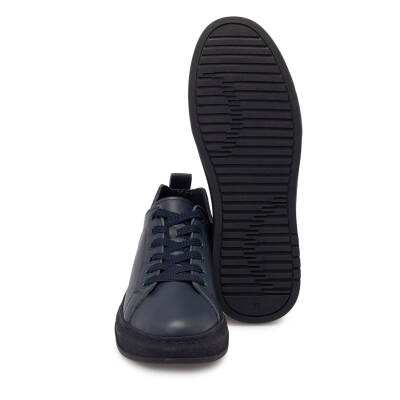 Lacivert Deri Kadın Sneaker - K25S1AY68174-A31 - 4