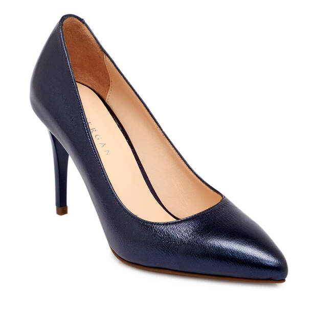 Lacivert Deri Kadın Stiletto - K24S1AY67599-U2K 