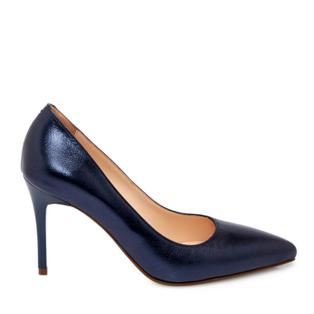 Lacivert Deri Kadın Stiletto - K24S1AY67599-U2K - 3