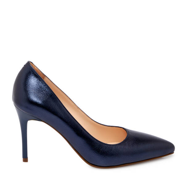 Lacivert Deri Kadın Stiletto - K24S1AY67599-U2K - 3