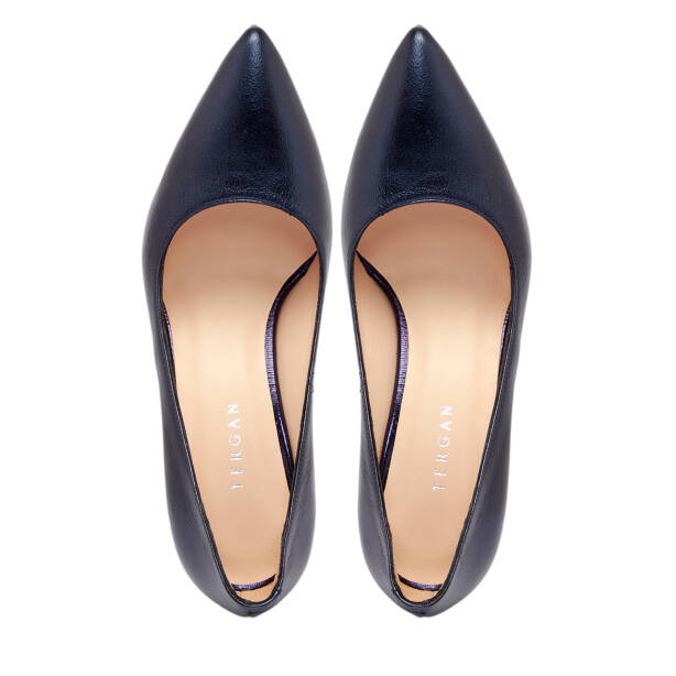 Lacivert Deri Kadın Stiletto - K24S1AY67599-U2K - 5