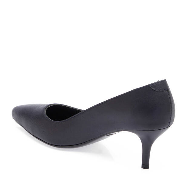 Lacivert Deri Kadın Stiletto - K24S1AY67736-A31 - 2