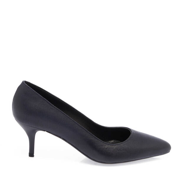 Lacivert Deri Kadın Stiletto - K24S1AY67736-A31 - 3