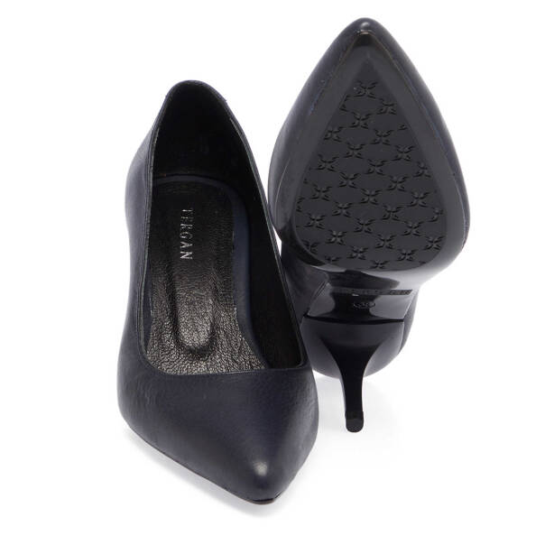 Lacivert Deri Kadın Stiletto - K24S1AY67736-A31 - 4