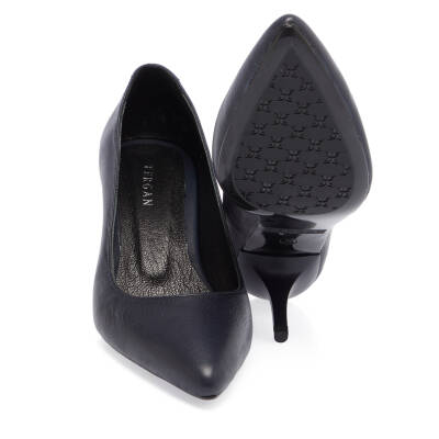 Lacivert Deri Kadın Stiletto - K24S1AY67736-A31 - 4