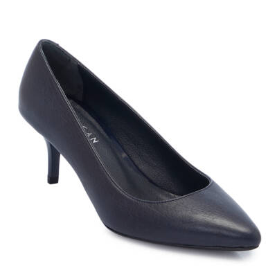 Lacivert Deri Kadın Stiletto - K24S1AY67737-A31 - 1