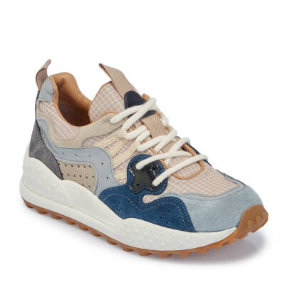 Lacivert Deri-Tekstil Kadın Sneaker - K25I1AY68116-K0K - 1