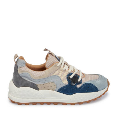 Lacivert Deri-Tekstil Kadın Sneaker - K25I1AY68116-K0K - 3
