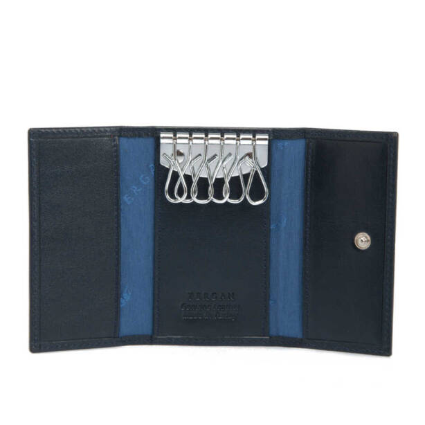 Lacivert Deri Unisex Anahtarlık - S1AN00000057-H86 - 2