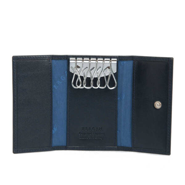 Lacivert Deri Unisex Anahtarlık - S1AN00000057-H86 - 2