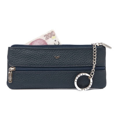 Lacivert Deri Unisex Anahtarlık - S1AN00000157-A38 - 2