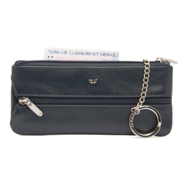 Lacivert Deri Unisex Anahtarlık - S1AN00000157-H86 - 2