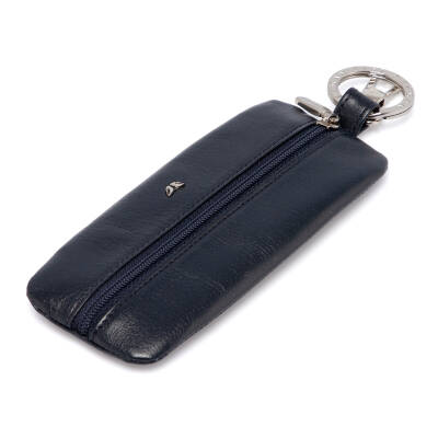 Lacivert Deri Unisex Anahtarlık - S1AN00000192-H86 - 1