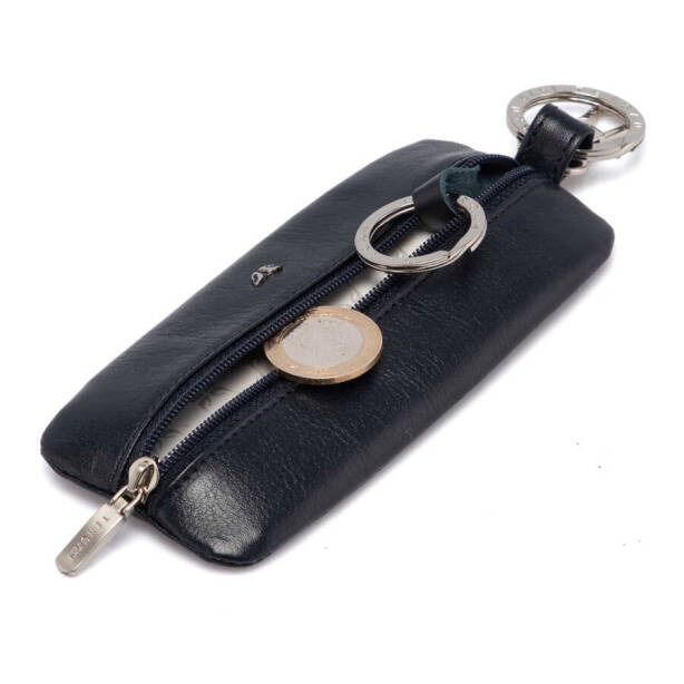 Lacivert Deri Unisex Anahtarlık - S1AN00000192-H86 - 2