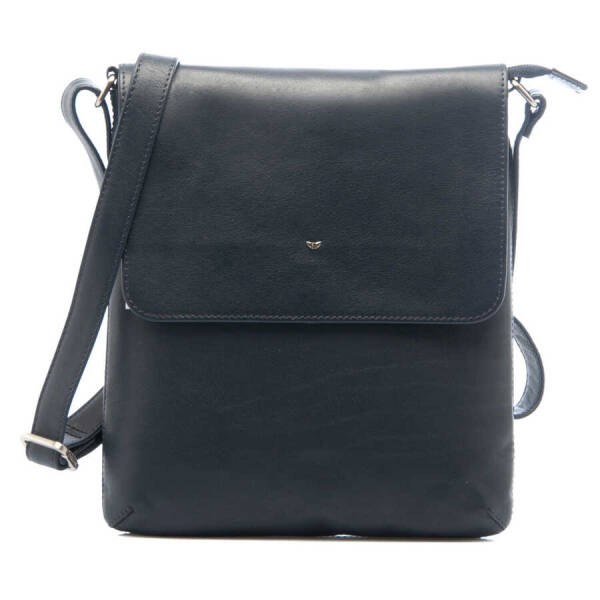 Lacivert Hakiki Deri Unisex Çapraz Askılı Çanta - S1AC00002942-I91 - 1