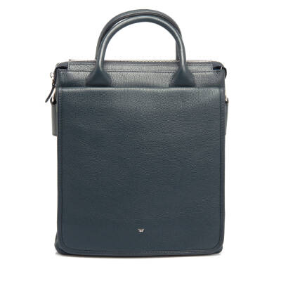 Lacivert Deri Unisex Çapraz Askılı Çanta - S1AC00021184-X86 - 1