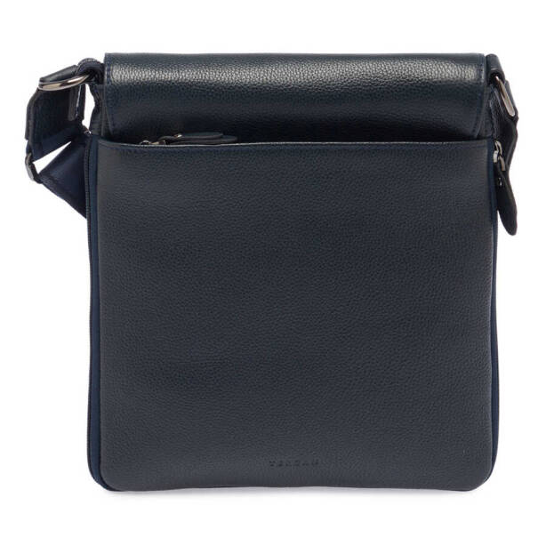 Lacivert Hakiki Deri Unisex Çapraz Askılı Çanta - S1AC00021185-X86 - Tergan
