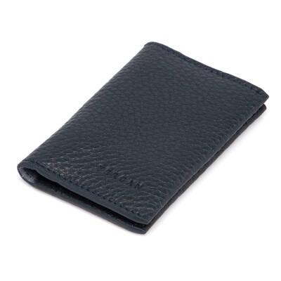  Lacivert Deri Unisex Kredi Kartlık - S1KK00000266-A38 