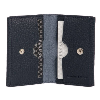  Lacivert Deri Unisex Kredi Kartlık - S1KK00000266-A38 - 2