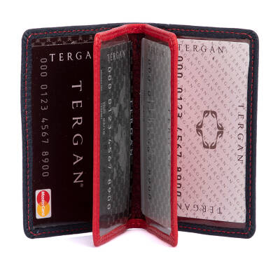 Lacivert Deri Unisex Kredi Kartlık - S1KK00001601-N74 - 2