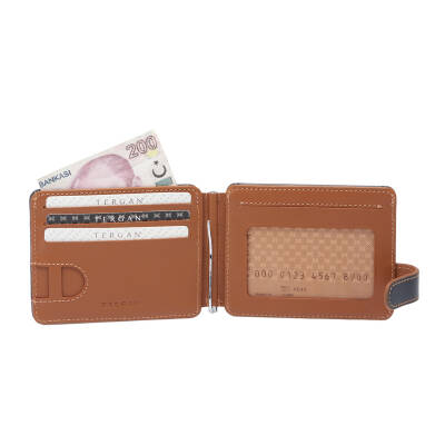 Lacivert Deri Unisex Kredi Kartlık - S1KK00001637-F3U - 2
