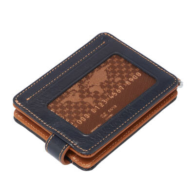 Lacivert Deri Unisex Kredi Kartlık - S1KK00001637-F3U - 3