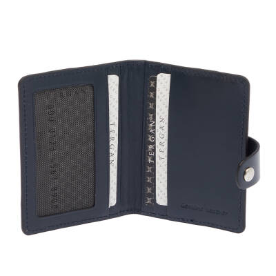 Lacivert Deri Unisex Kredi Kartlık - S1KK00001653-O15 - 2