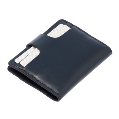 Lacivert Deri Unisex Kredi Kartlık - S1KK00001653-O15 - 3