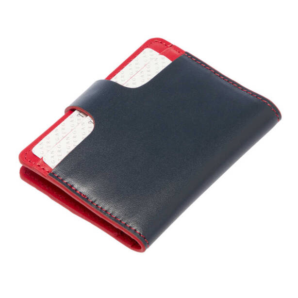 Lacivert Deri Unisex Kredi Kartlık - S1KK00001653-U8D - 3