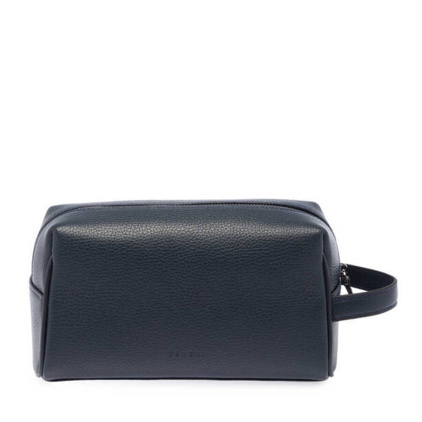 Lacivert Hakiki Deri Unisex Portföy Çantası - S1PC00021496-A38 - Tergan