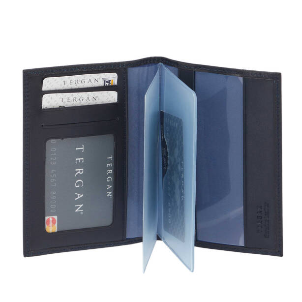 Lacivert Deri Unisex Ruhsatlık - S1RU00001104-H86 - Tergan