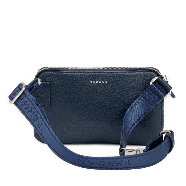 Lacivert Hakiki Deri Erkek Bel Çantası - S1BL00021559-A38 - 3