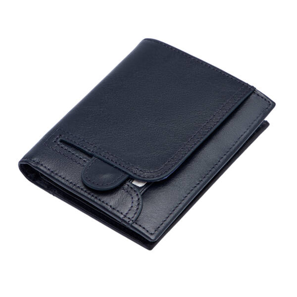 Lacivert Hakiki Deri Erkek Cüzdan - S1CE00001674-H86 - 1