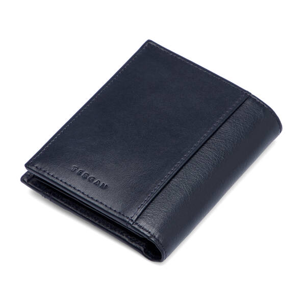 Lacivert Hakiki Deri Erkek Cüzdan - S1CE00001674-H86 - 4