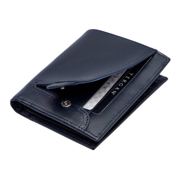 Lacivert Hakiki Deri Erkek Cüzdan - S1CE00001674-H86 - 5