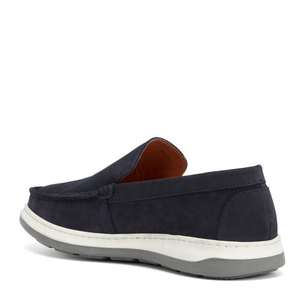 Lacivert Hakiki Deri Erkek Loafer - E26I1AY57706-A31 - 4
