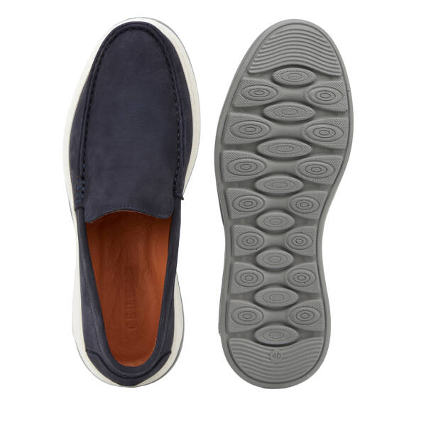 Lacivert Hakiki Deri Erkek Loafer - E26I1AY57706-A31 - 6