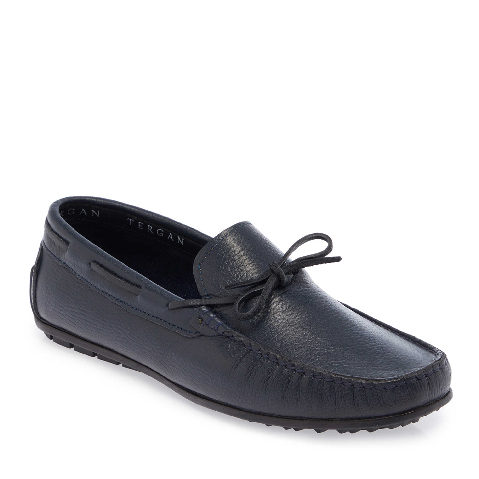 Lacivert Hakiki Deri Erkek Loafer - E26I1AY57711-A38