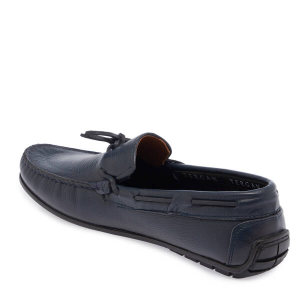 Lacivert Hakiki Deri Erkek Loafer - E26I1AY57711-A38 - 2