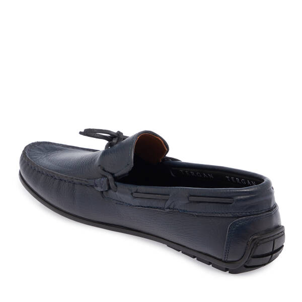 Lacivert Hakiki Deri Erkek Loafer - E26I1AY57711-A38 - 2
