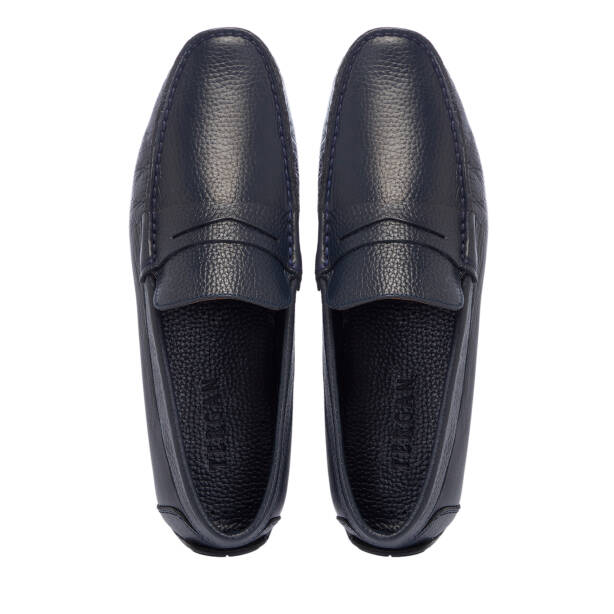 Lacivert Hakiki Deri Erkek Loafer - E26I1AY57712-A38 - 5