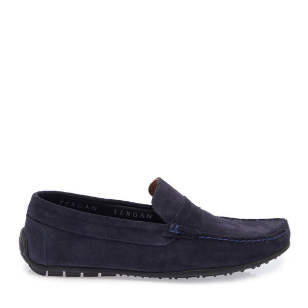 Lacivert Hakiki Deri Erkek Loafer - E26I1AY57712-D44 - 3