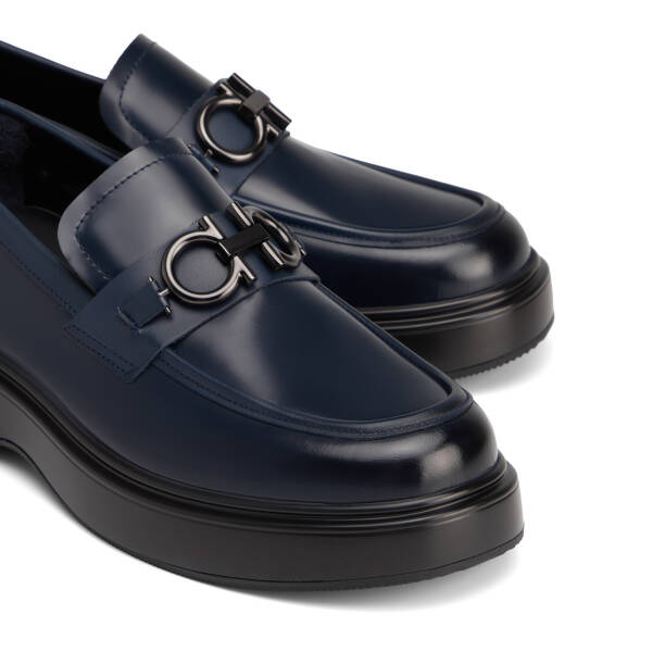 Lacivert Hakiki Deri Erkek Loafer - E26S1AY57820-G70 - 3