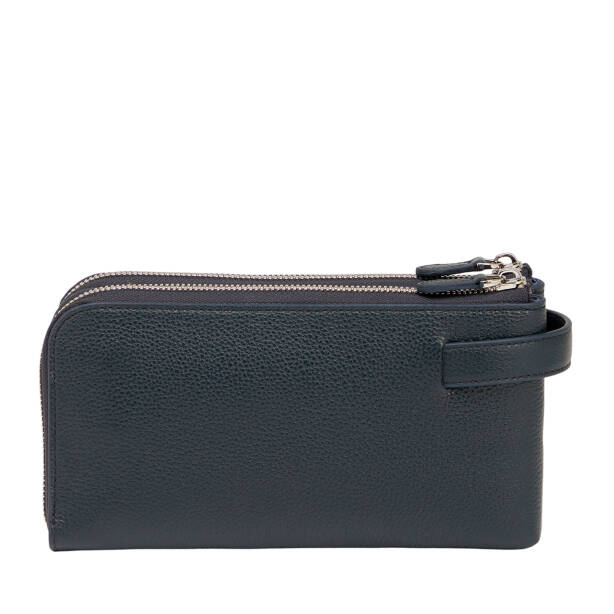 Lacivert Hakiki Deri Erkek Portföy Çantası - S1PC00021564-X86 - 3