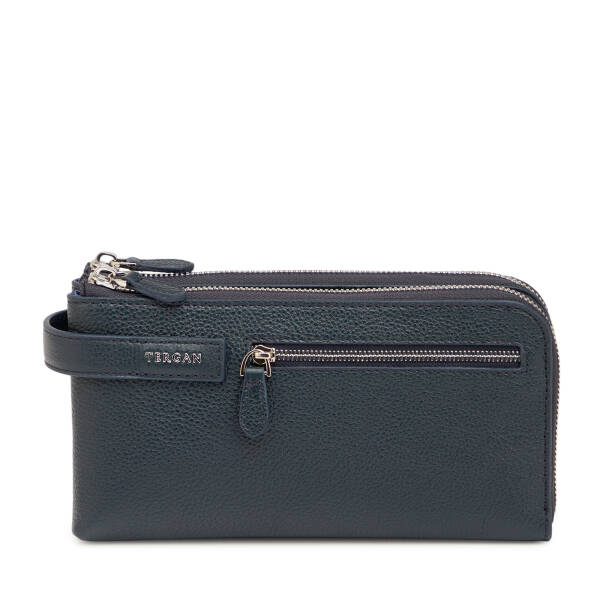 Lacivert Hakiki Deri Erkek Portföy Çantası - S1PC00021564-X86 - 1