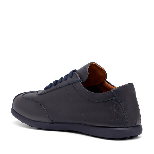 Lacivert Hakiki Deri Erkek Sneaker - E26I1AY57638-A31 - 4