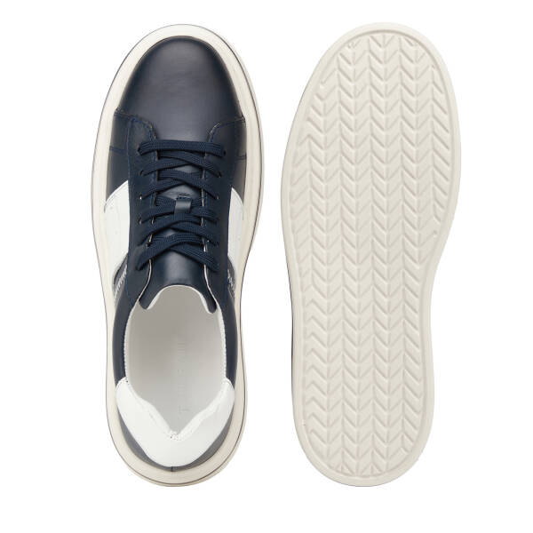 Lacivert Hakiki Deri Erkek Sneaker - E26I1AY57755-A9S - 6