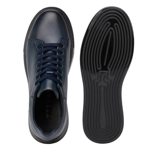 Lacivert Hakiki Deri Erkek Sneaker - E26S1AY57813-A31 - 6